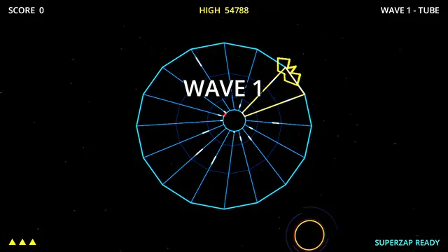 Wellstorm screenshot: Something dark opens its eye out in deep space
